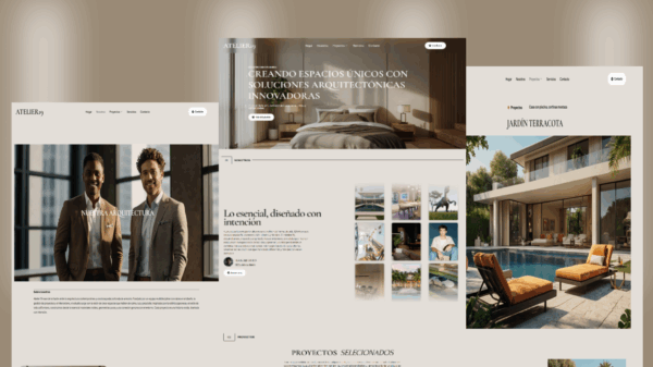 Atelier 19 – Plantilla WordPress de Arquitectura Moderna y Diseño de Interiores